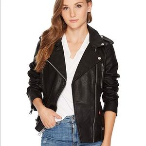 Levi’s Faux Leather Asymmetrical Moto Jacket